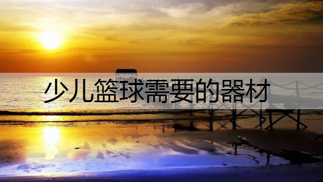 少儿篮球需要的器材