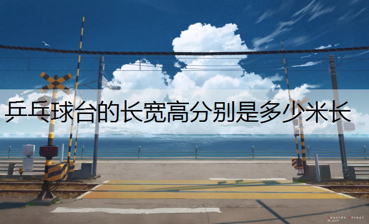 乒乓球台的长宽高分别是多少米长