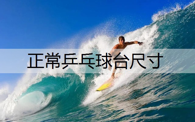 正常乒乓球台尺寸