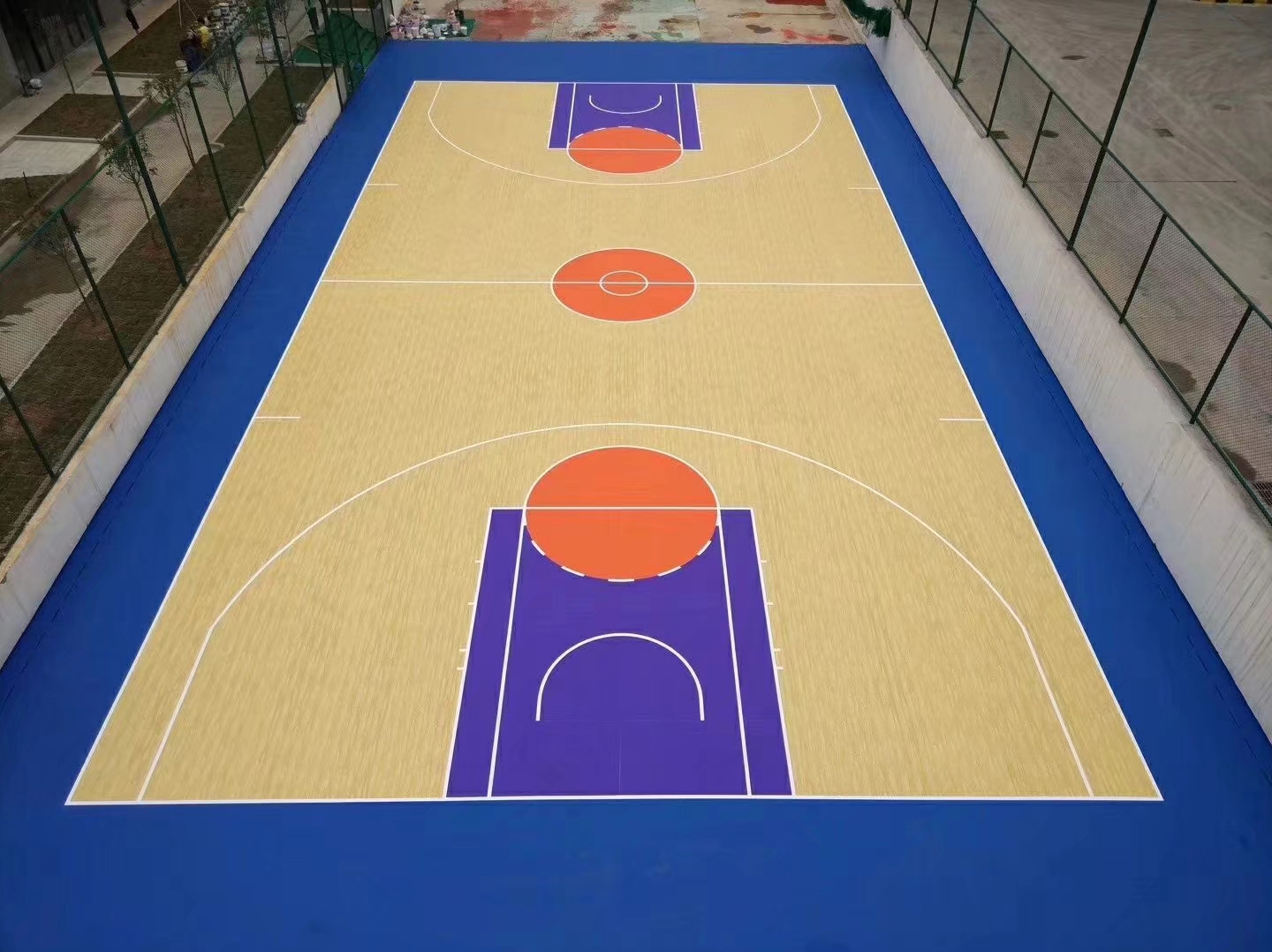 硅pu篮球场